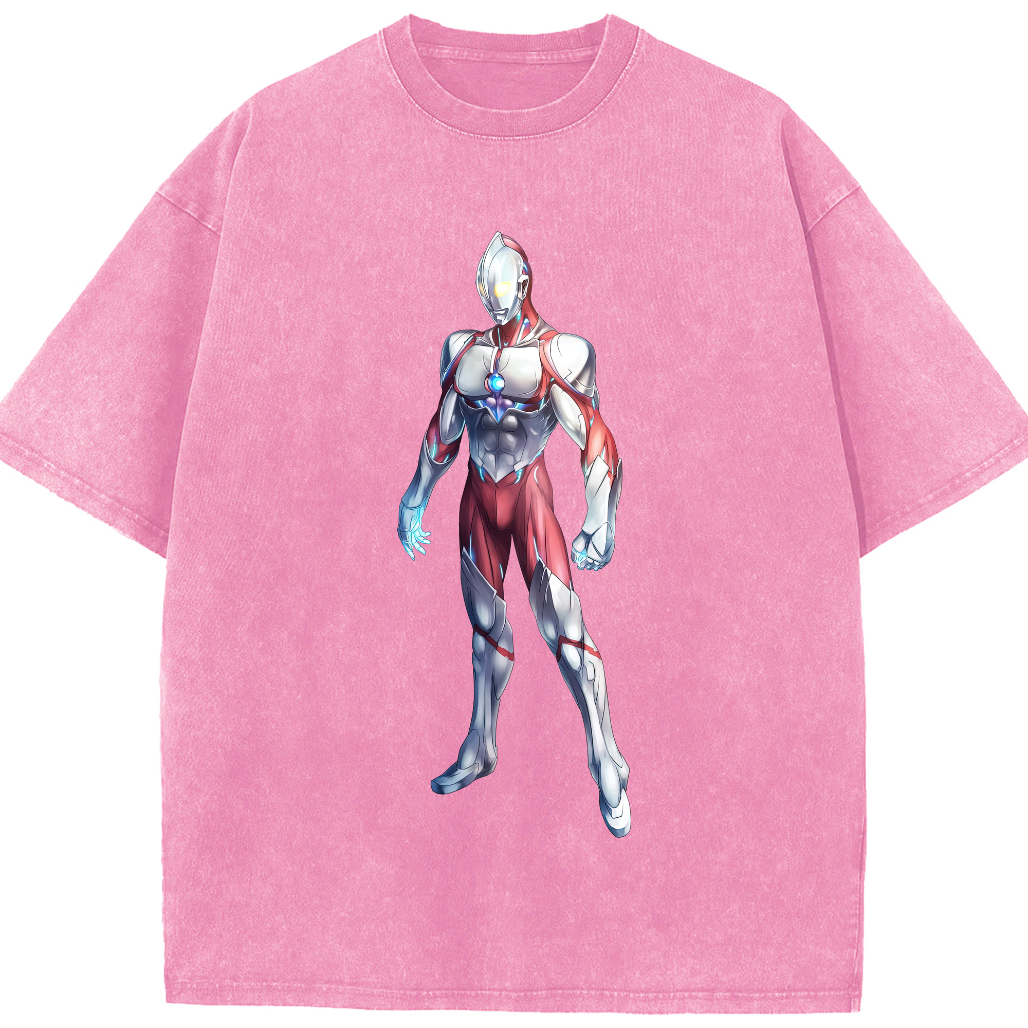 （画像用） ウルトラマン Ultraman 綿100% ヴィンテージ風 半袖Tシャツ（フロントプリント）